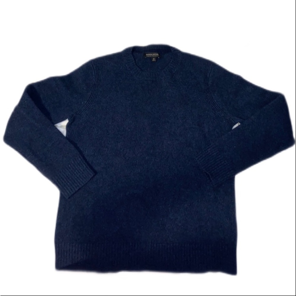 Banana Republic Navy Blue Wool Sweater